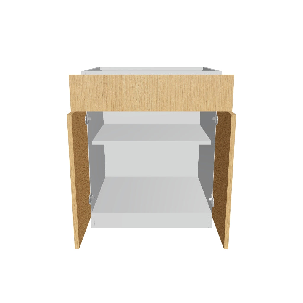 2" H X 24" D Double Door Base Cabinet