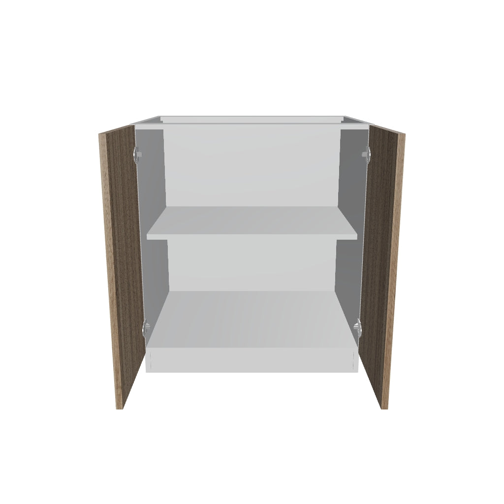 2" H X 24" D Full Height Double Door Base Cabinet