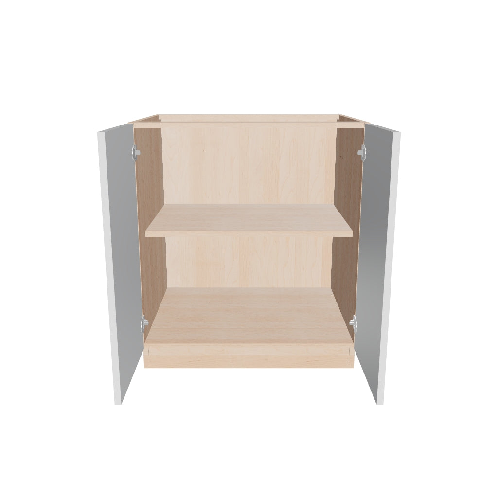 2" H X 24" D Full Height Double Door Base Cabinet