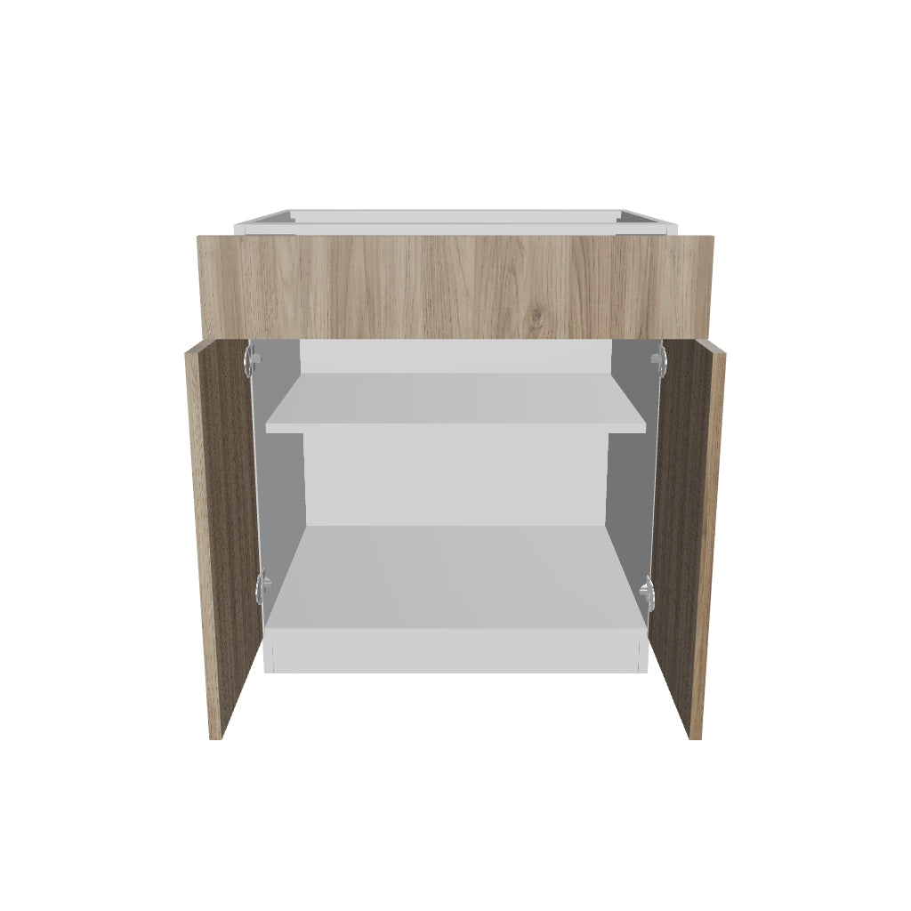 2" H X 24" D Double Door Base Cabinet