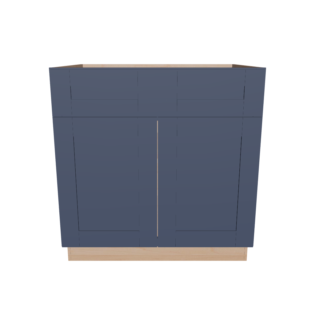 2" H X 24" D Double Door Base Cabinet