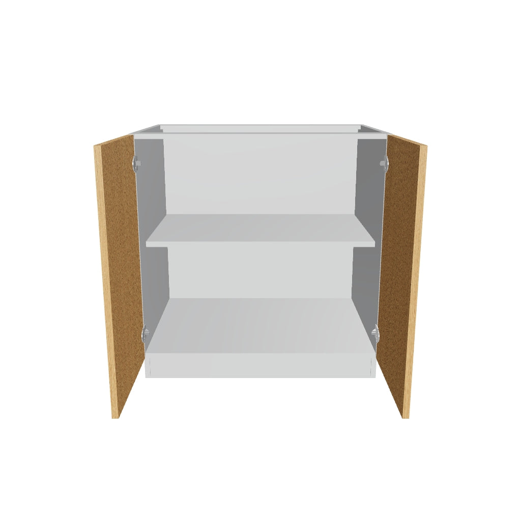 2" H X 24" D Full Height Double Door Base Cabinet