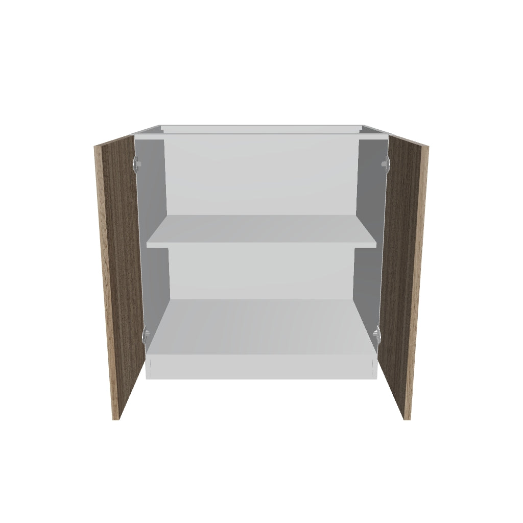 2" H X 24" D Full Height Double Door Base Cabinet