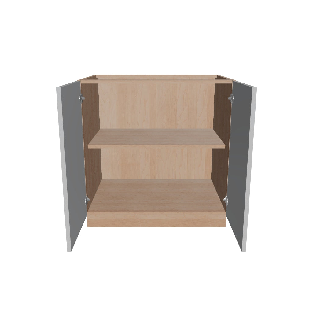 2" H X 24" D Full Height Double Door Base Cabinet
