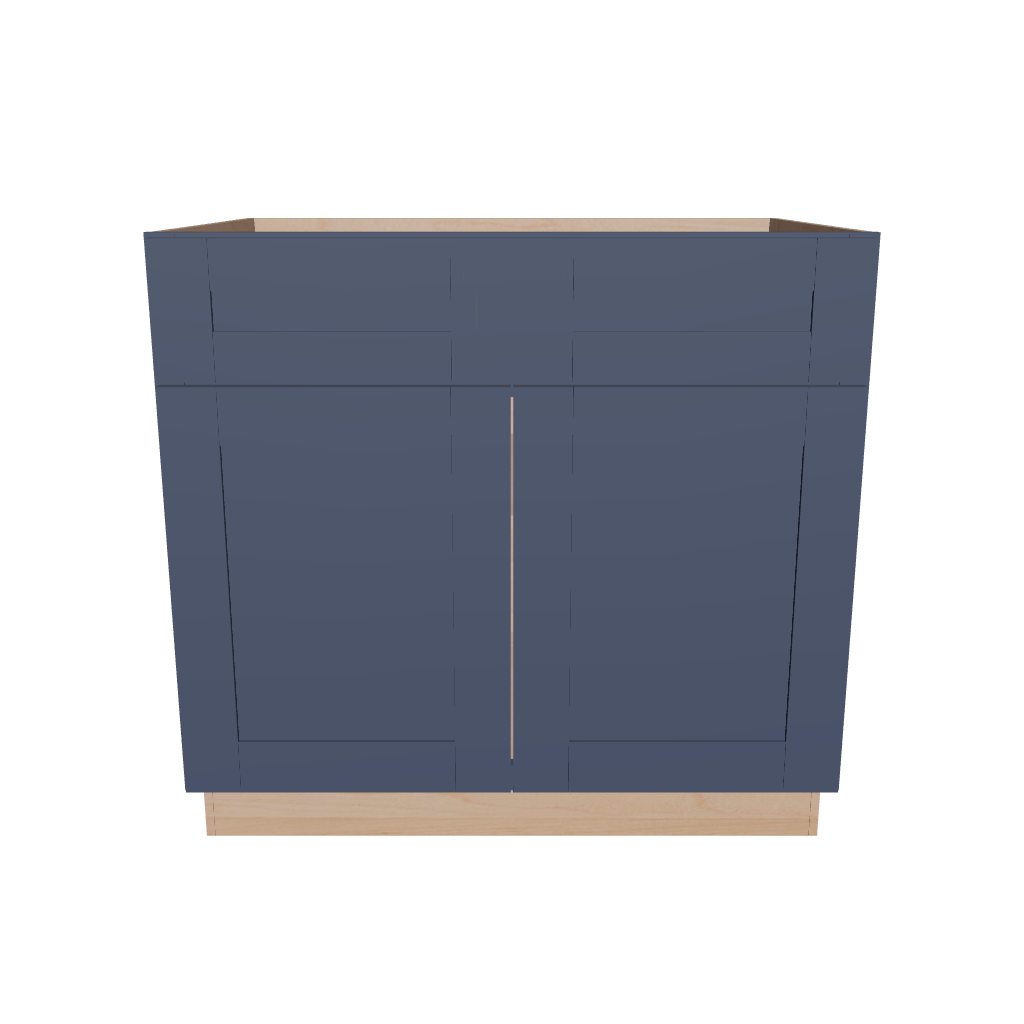 2" H X 24" D Double Door Base Cabinet