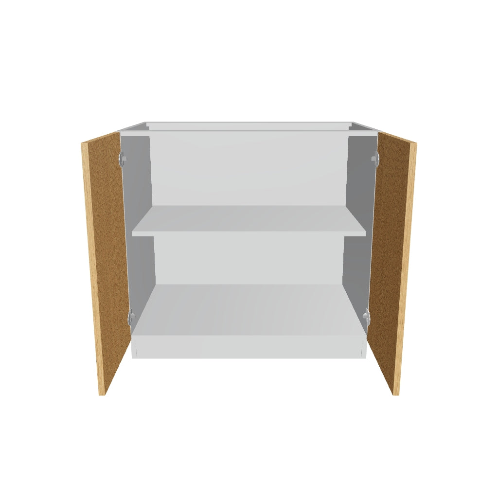 2" H X 24" D Full Height Double Door Base Cabinet