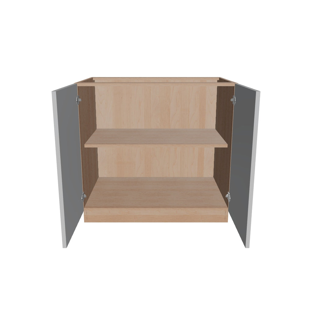 2" H X 24" D Full Height Double Door Base Cabinet