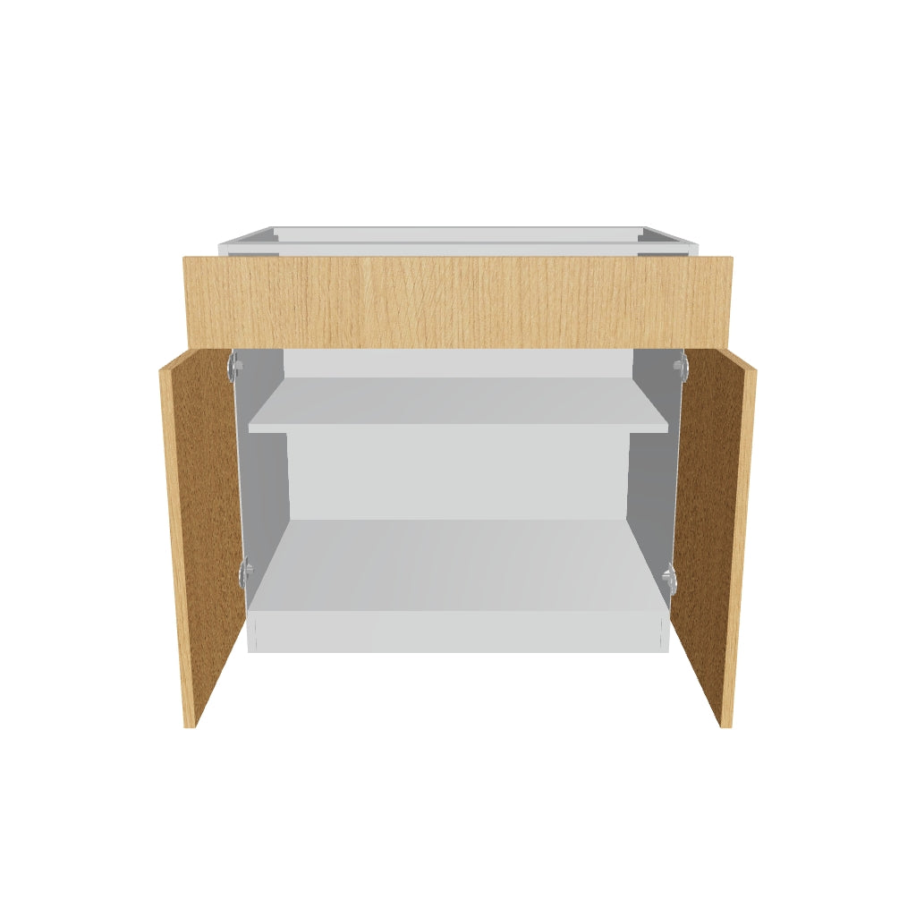 2" H X 24" D Double Door Base Cabinet