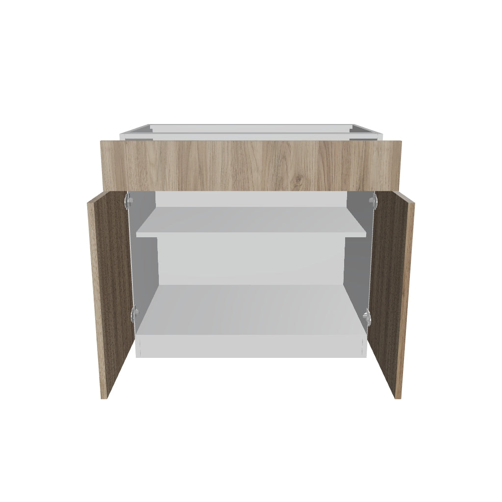 2" H X 24" D Double Door Base Cabinet