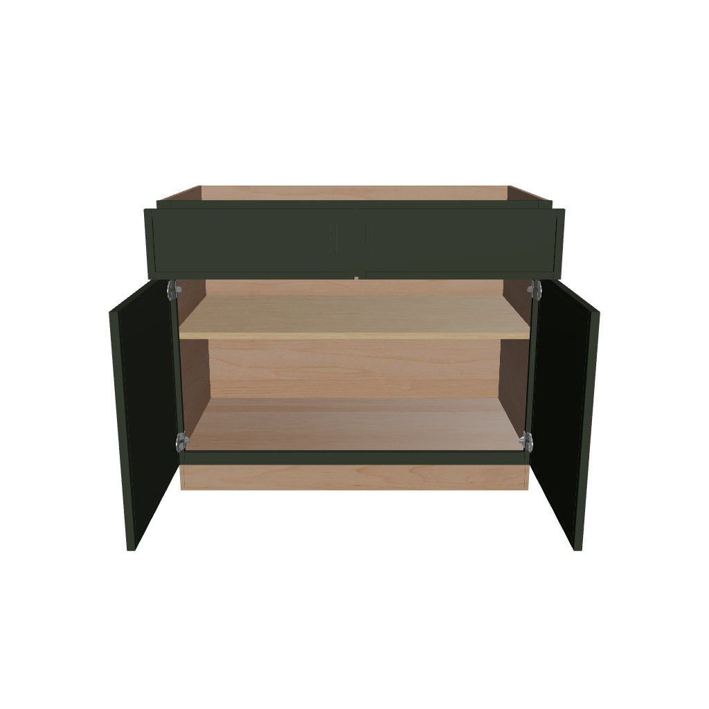 2" H X 24" D Double Door Base Cabinet