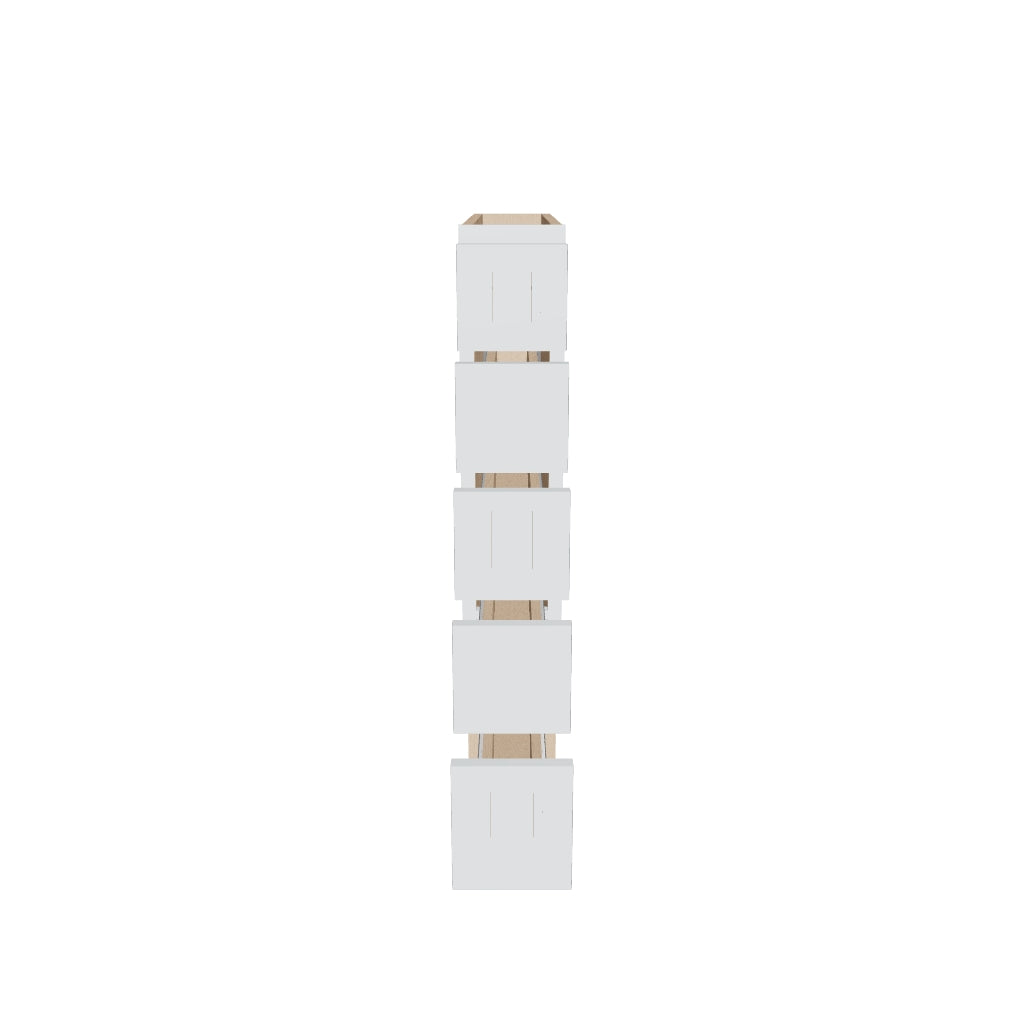 J&K White Shaker S8 Spice Drawer Base   6" W