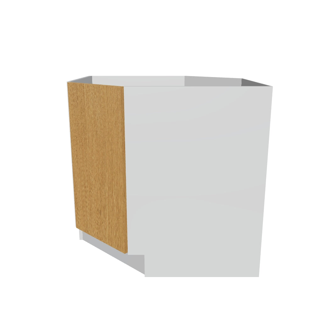 2" H X 24" D Diagonal Sink Base Cabinet