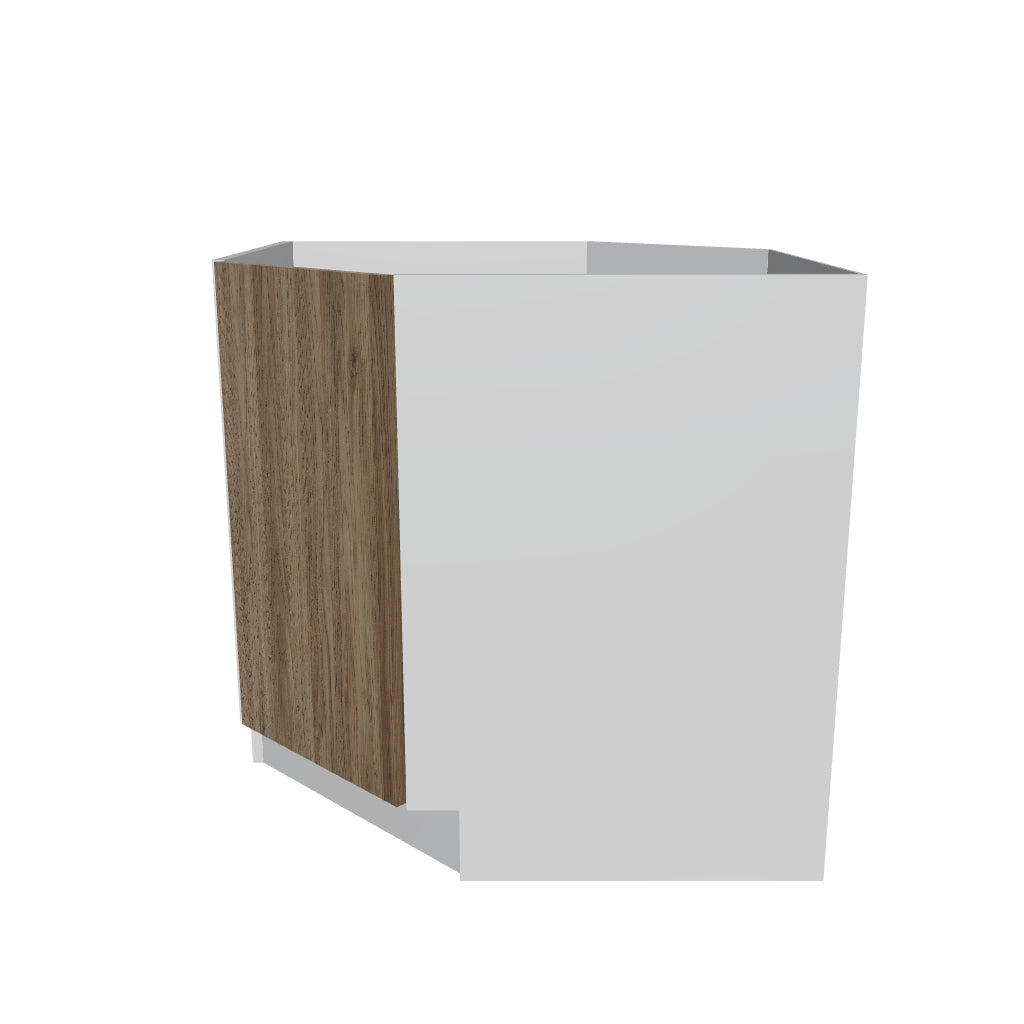 2" H X 24" D Diagonal Sink Base Cabinet