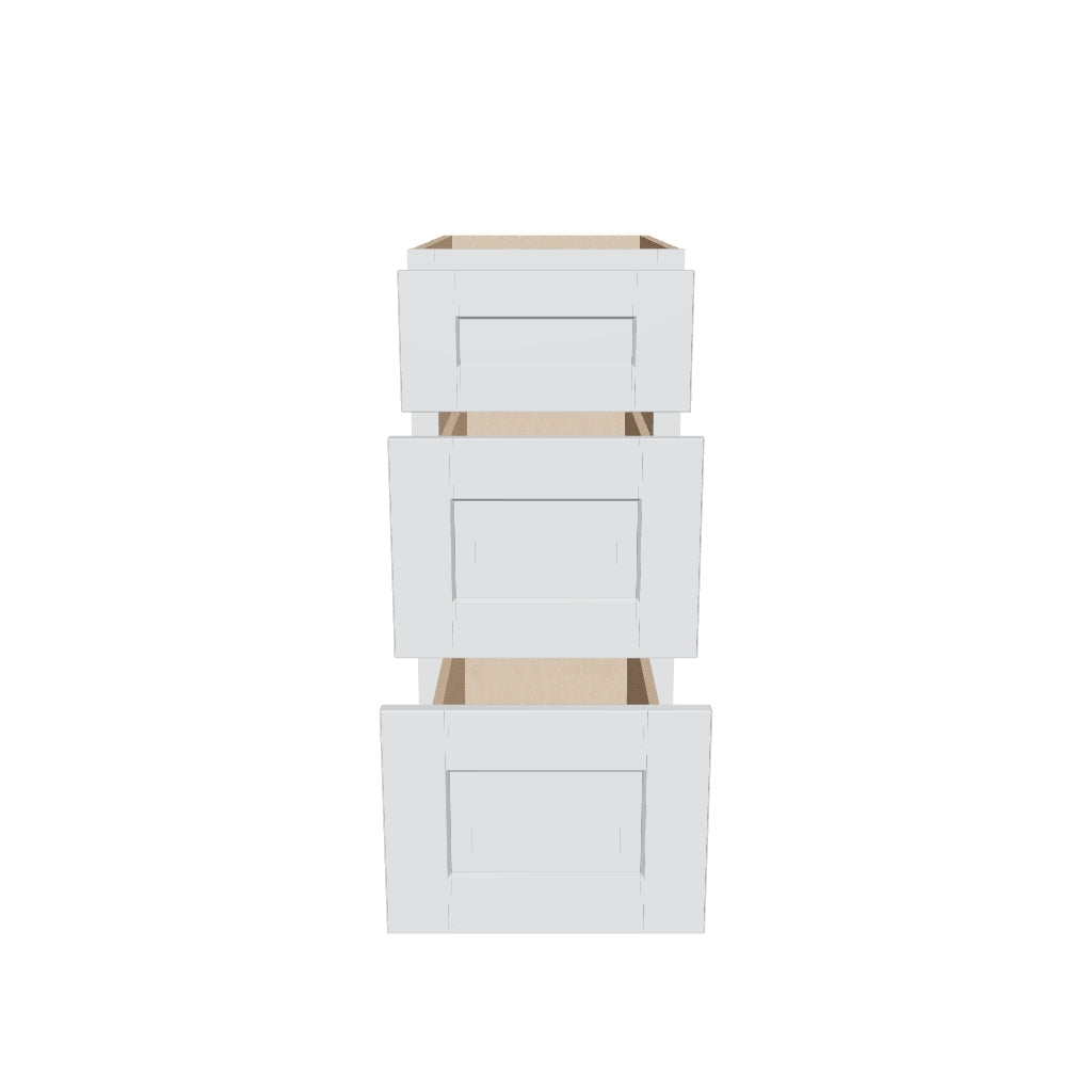 3 Drawers   15" W
