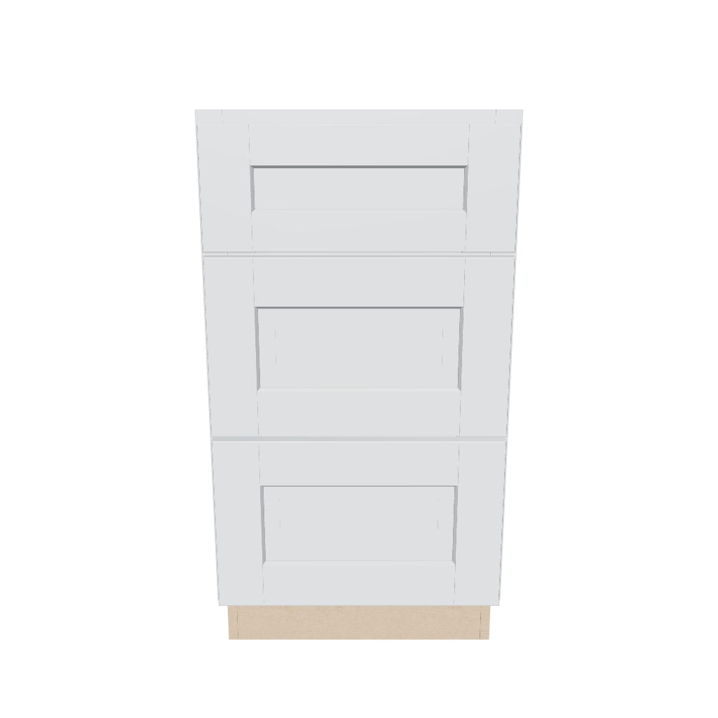 3 Drawers   18" W