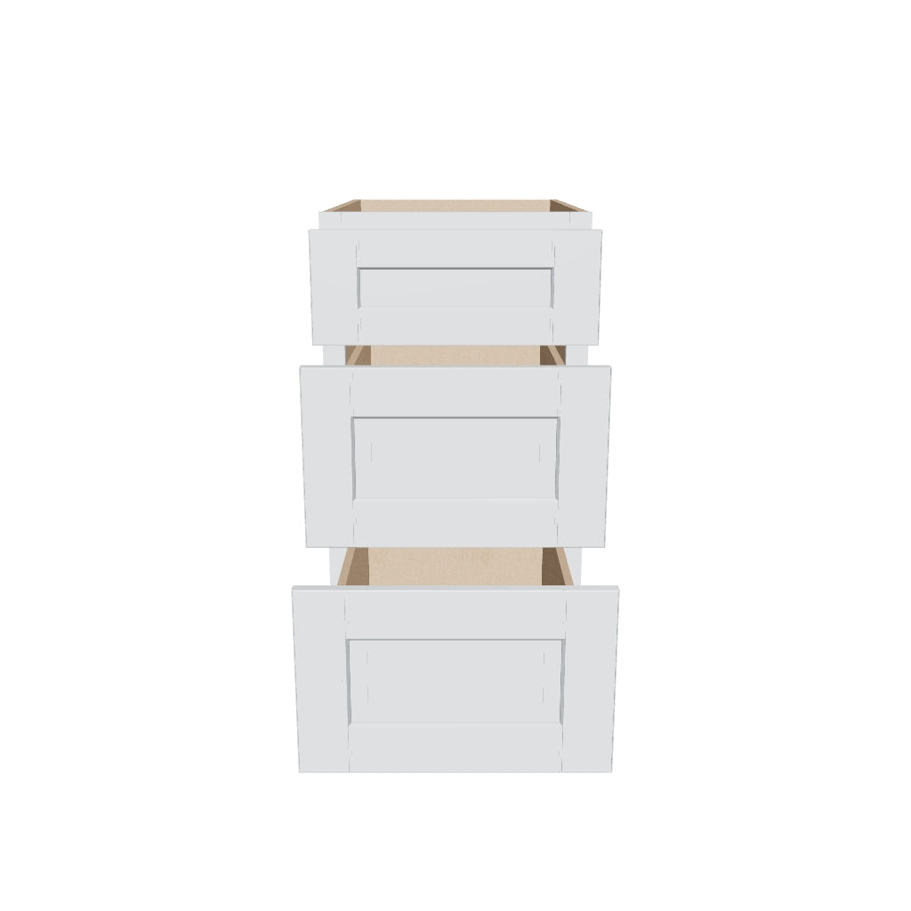 3 Drawers   18" W