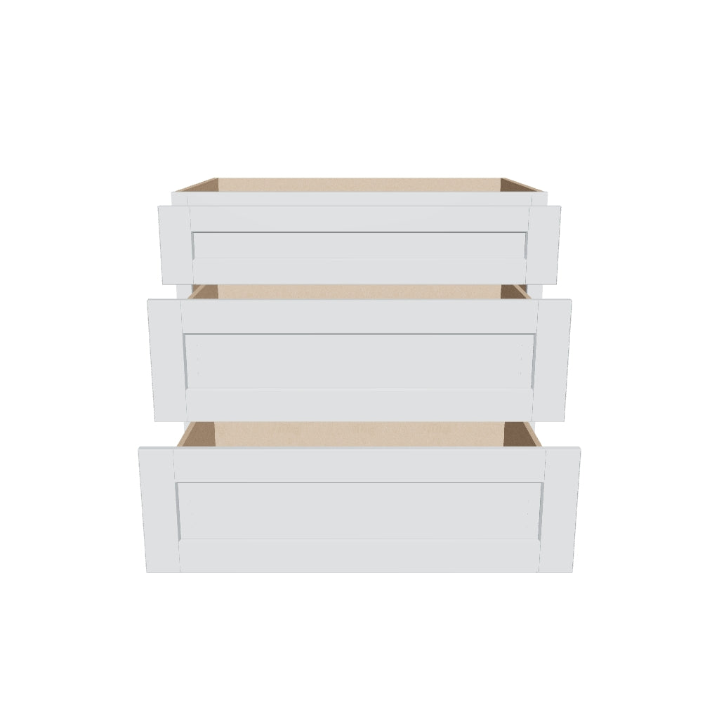 3 Drawers   36" W