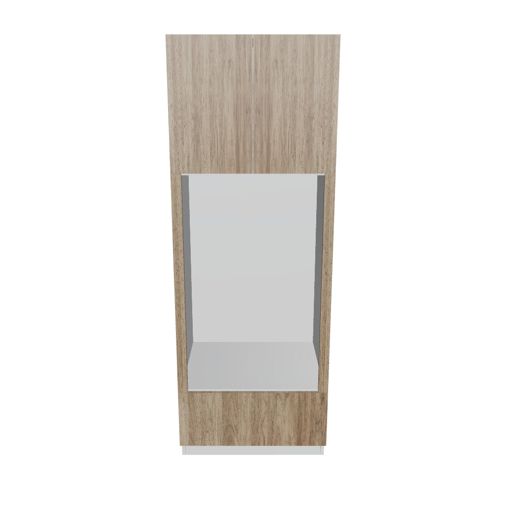 Modernform Cabinet Walnut 30" W X 84" H X 24" D Tall Double Oven Cabinet