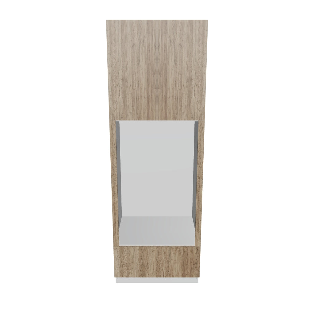 Modernform Cabinet Walnut 30" W X 90" H X 24" D Tall Double Oven Cabinet