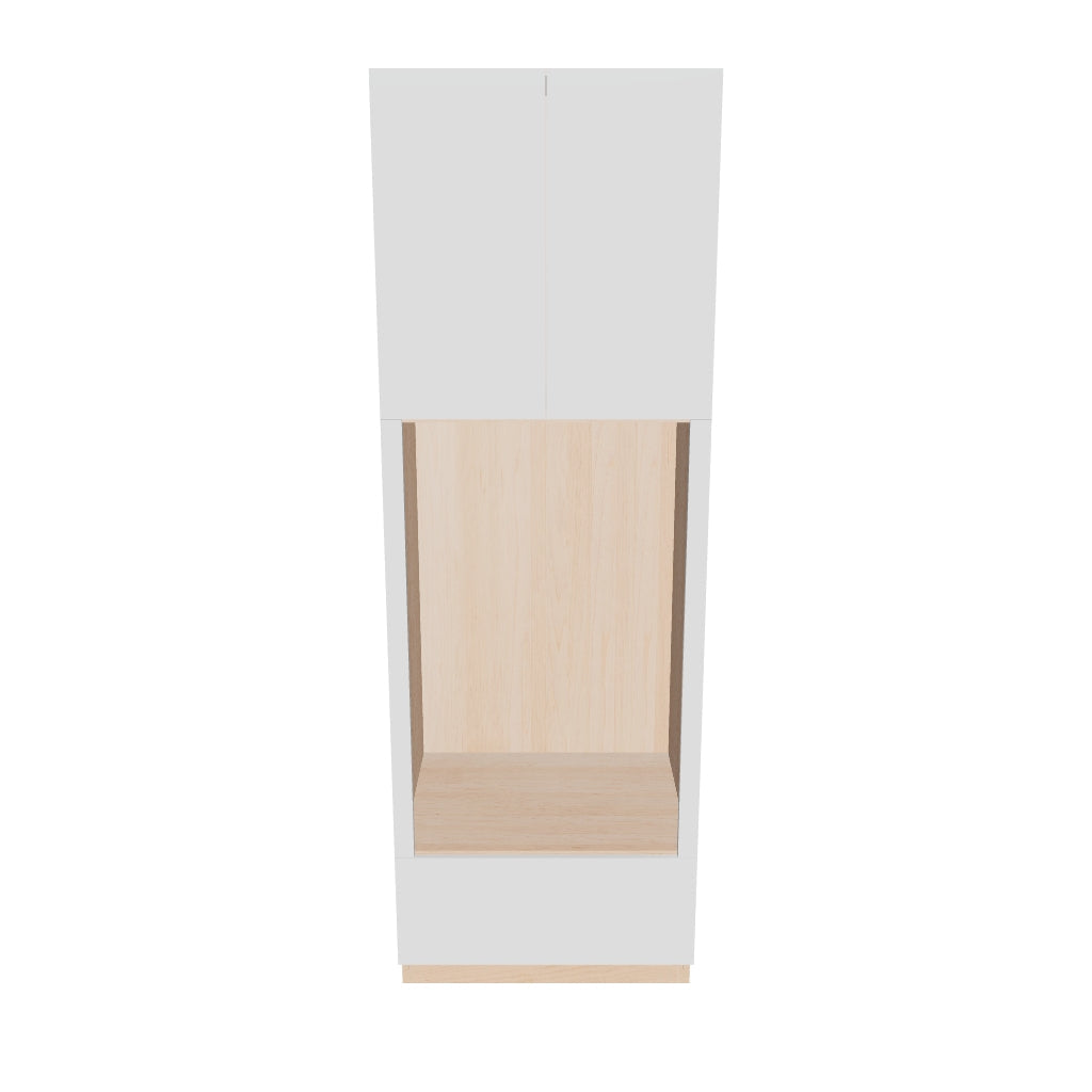 Modernform Cabinet Gloss White 30" W X 90" H X 24" D Tall Double Oven Cabinet