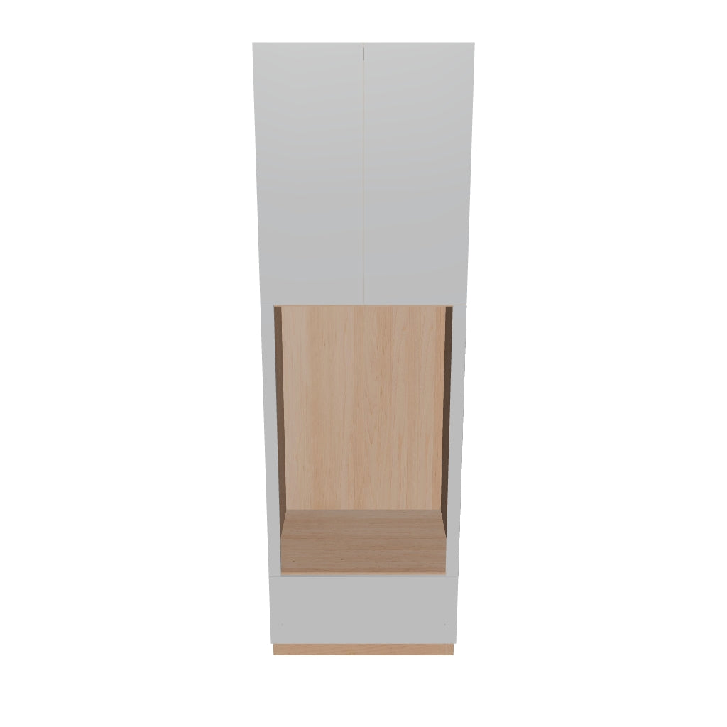Modernform Cabinet Matte White 30" W X 96" H X 24" D Tall Double Oven Cabinet