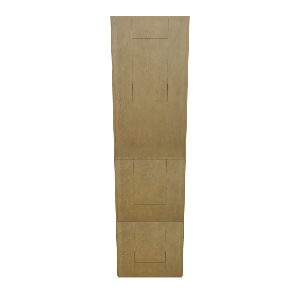 Modernform Cabinet Natural Shaker 12" W X 45" H X 12" D Vanity Countertop Linen Cabinet