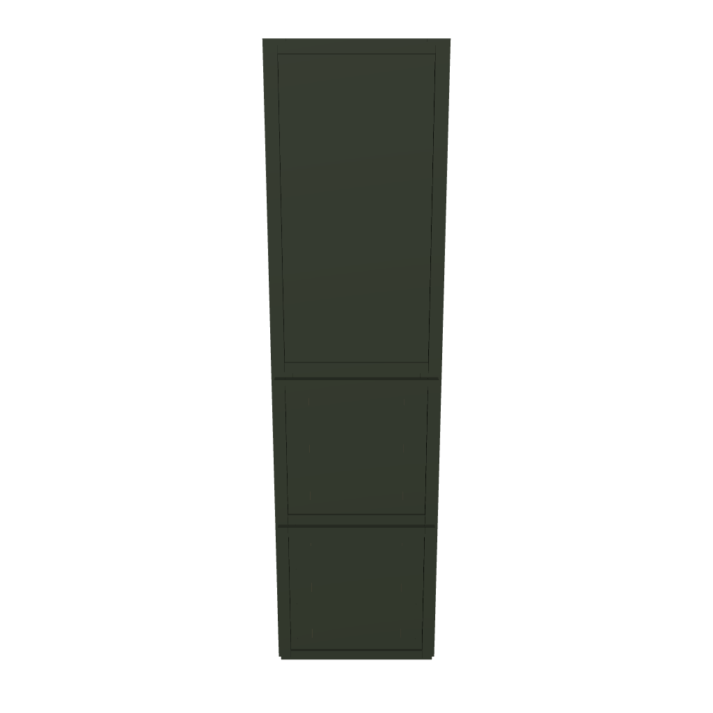 Modernform Cabinet Slim Sage Green 12" W X 45" H X 12" D Vanity Countertop Linen Cabinet
