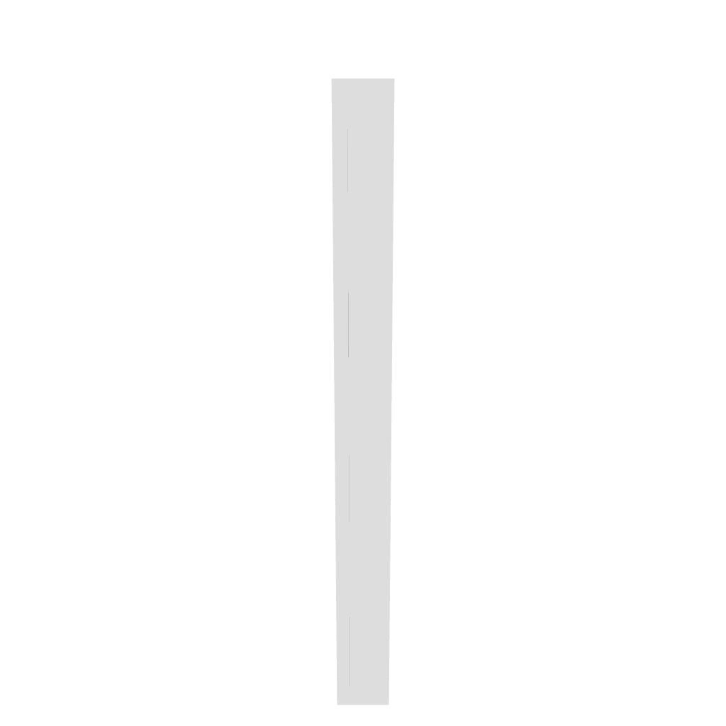 2" H X 24" D Base Dishwasher End Panel
