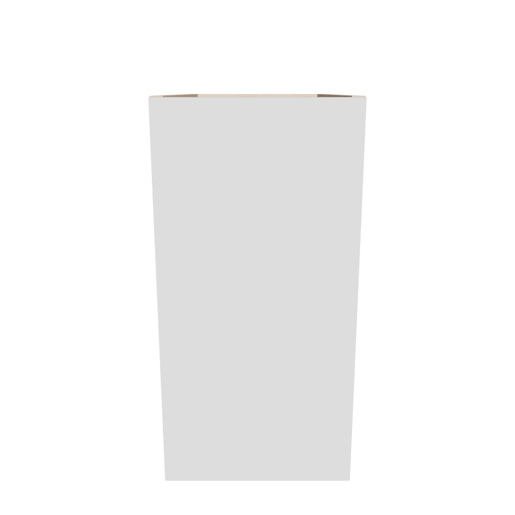 Modernform Cabinet Gloss White 12" W X 24" H X 21" D Vanity Floating Full Height Single Door Cabinet