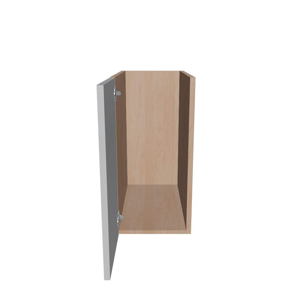 Modernform Cabinet Matte White 12" W X 24" H X 21" D Vanity Floating Full Height Single Door Cabinet