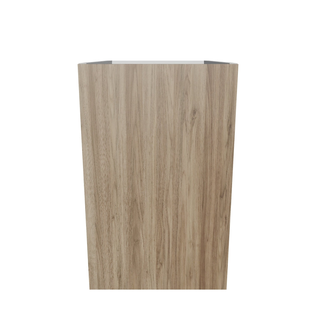 Modernform Cabinet Walnut 15" W X 24" H X 21" D Vanity Floating Full Height Single Door Cabinet