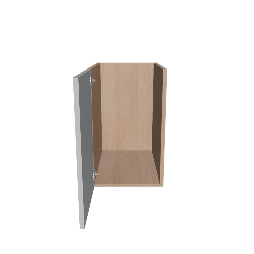 Modernform Cabinet Matte White 15" W X 24" H X 21" D Vanity Floating Full Height Single Door Cabinet
