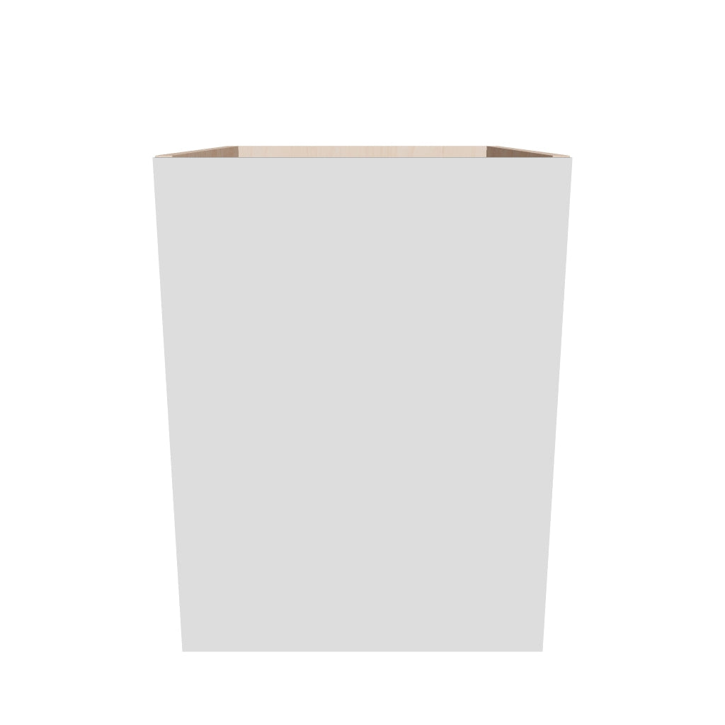 Modernform Cabinet Gloss White 18" W X 24" H X 21" D Vanity Floating Full Height Single Door Cabinet