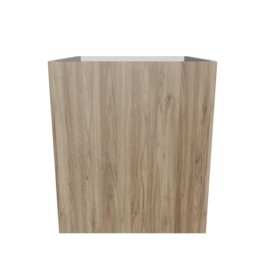 Modernform Cabinet Walnut 21" W X 24" H X 21" D Vanity Floating Full Height Single Door Cabinet