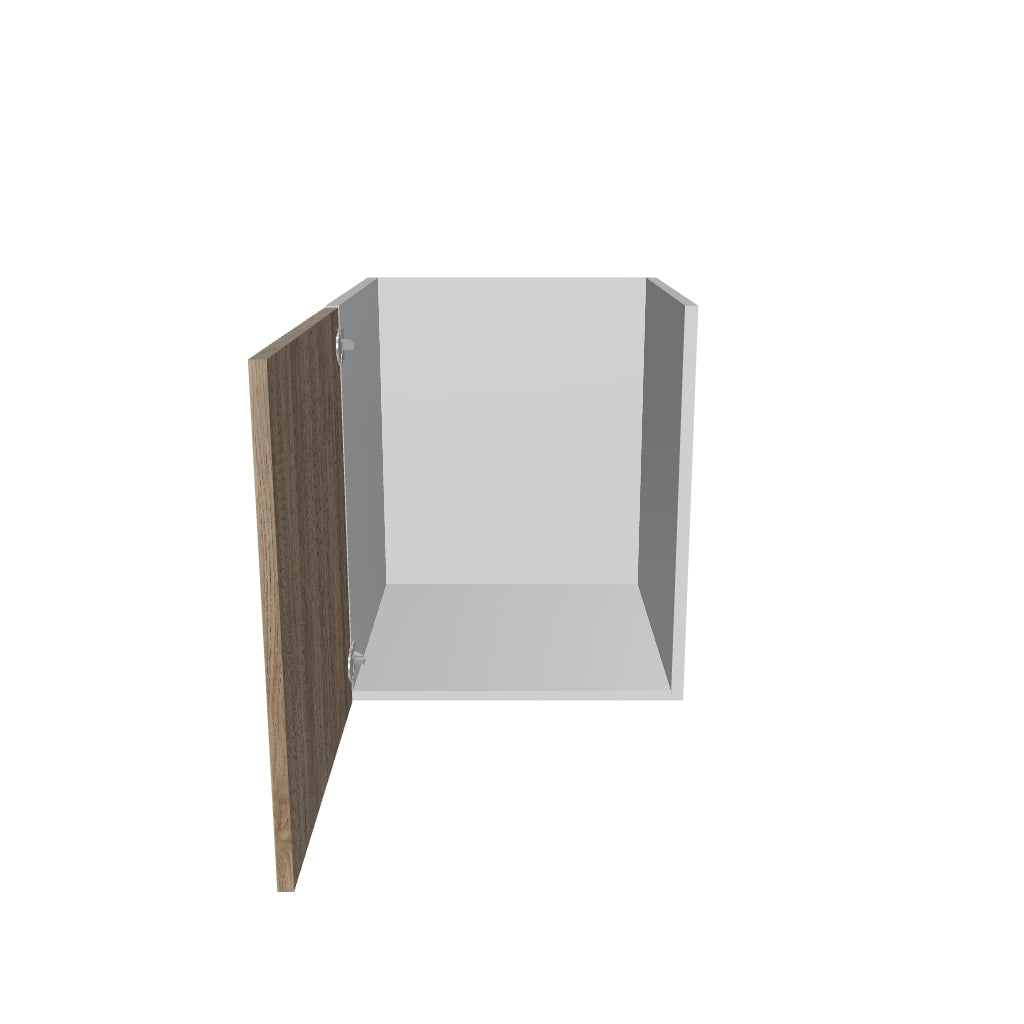 Modernform Cabinet Walnut 21" W X 24" H X 21" D Vanity Floating Full Height Single Door Cabinet