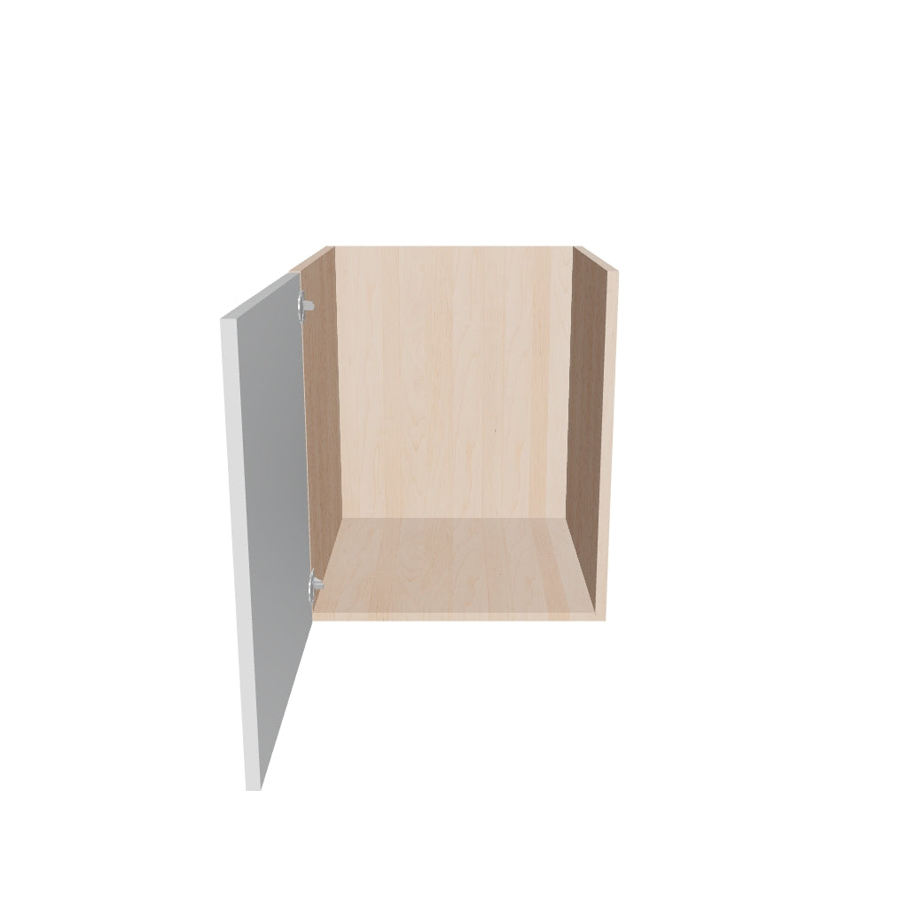 Modernform Cabinet Gloss White 21" W X 24" H X 21" D Vanity Floating Full Height Single Door Cabinet