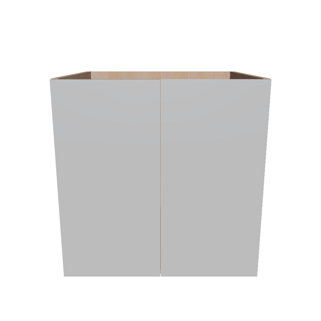 Modernform Cabinet Matte White 24" W X 24" H X 21" D Vanity Floating Full Height Double Door Cabinet