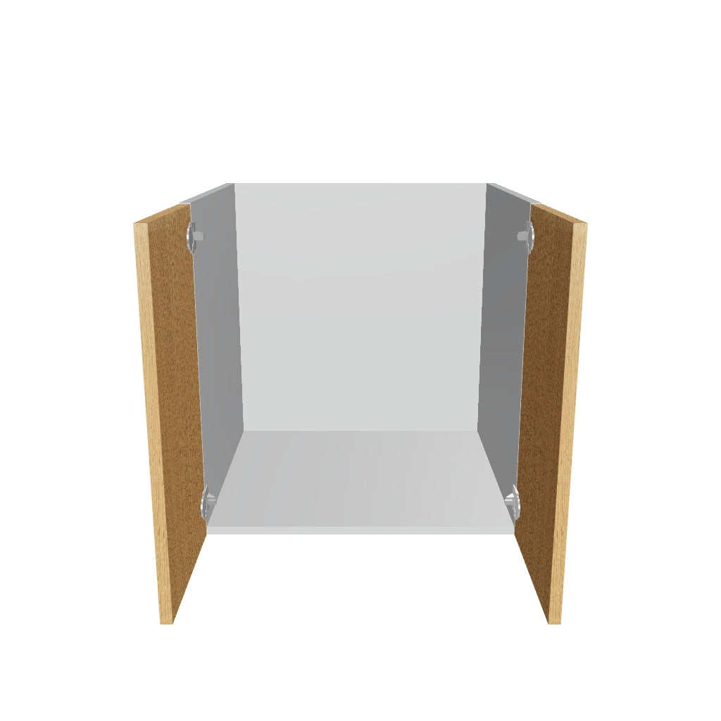 Modernform Cabinet Natural Oak 24" W X 24" H X 21" D Vanity Floating Full Height Double Door Cabinet
