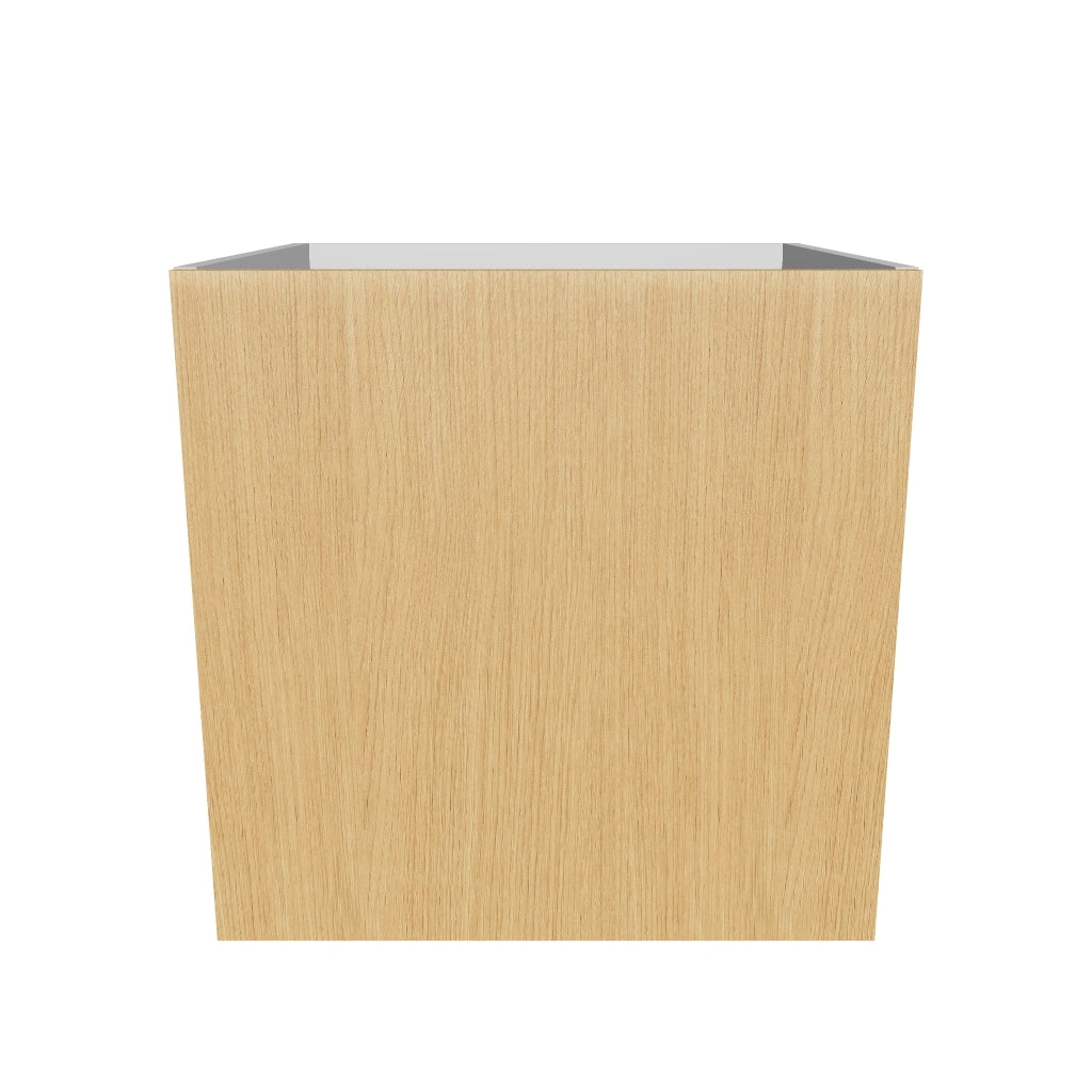 Modernform Cabinet Natural Oak 24" W X 24" H X 21" D Vanity Floating Full Height Single Door Cabinet