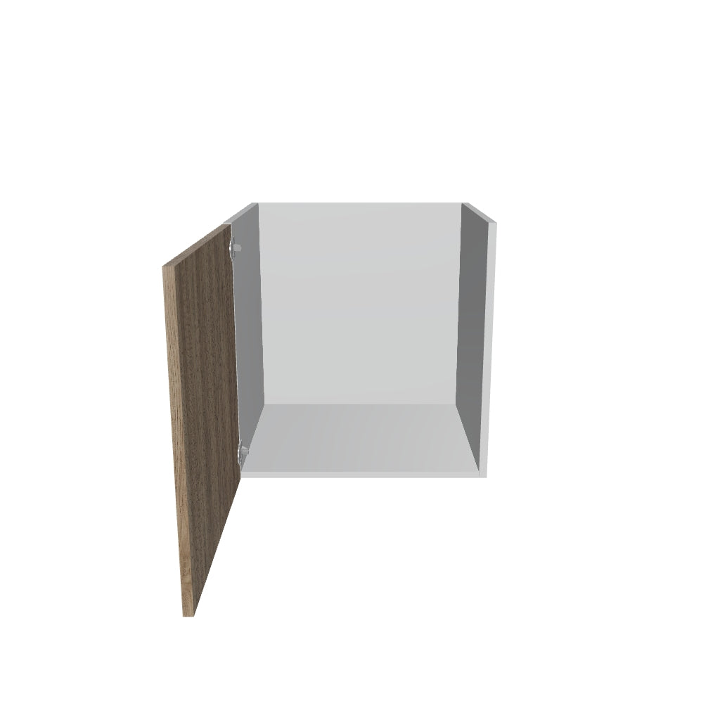 Modernform Cabinet Walnut 24" W X 24" H X 21" D Vanity Floating Full Height Single Door Cabinet