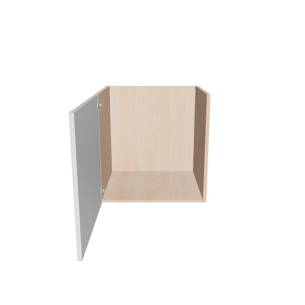 Modernform Cabinet Gloss White 24" W X 24" H X 21" D Vanity Floating Full Height Single Door Cabinet