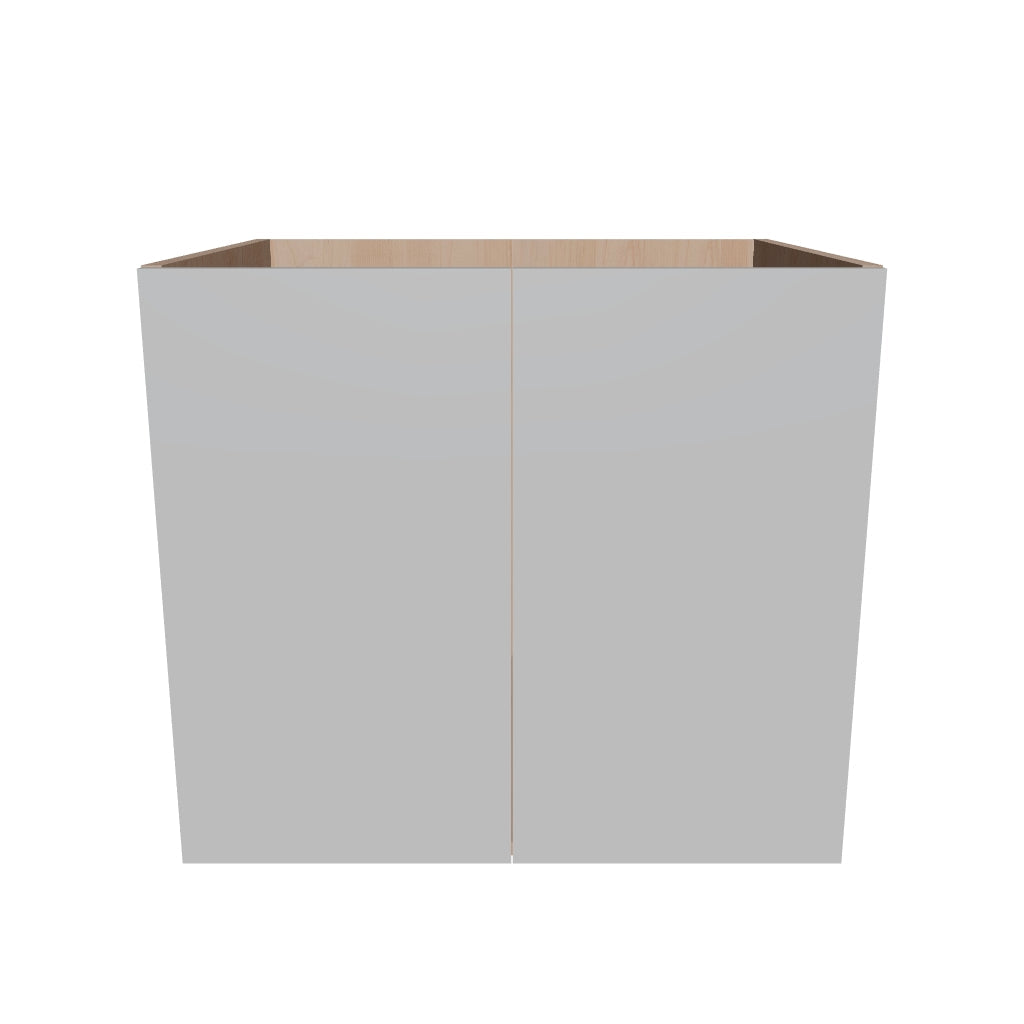 Modernform Cabinet Matte White 27" W X 24" H X 21" D Vanity Floating Full Height Double Door Cabinet