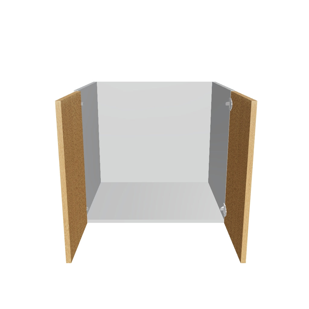 Modernform Cabinet Natural Oak 27" W X 24" H X 21" D Vanity Floating Full Height Double Door Cabinet