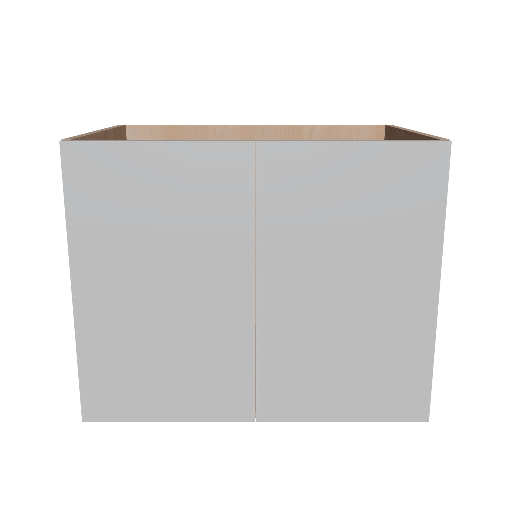 Modernform Cabinet Matte White 30" W X 24" H X 21" D Vanity Floating Full Height Double Door Cabinet