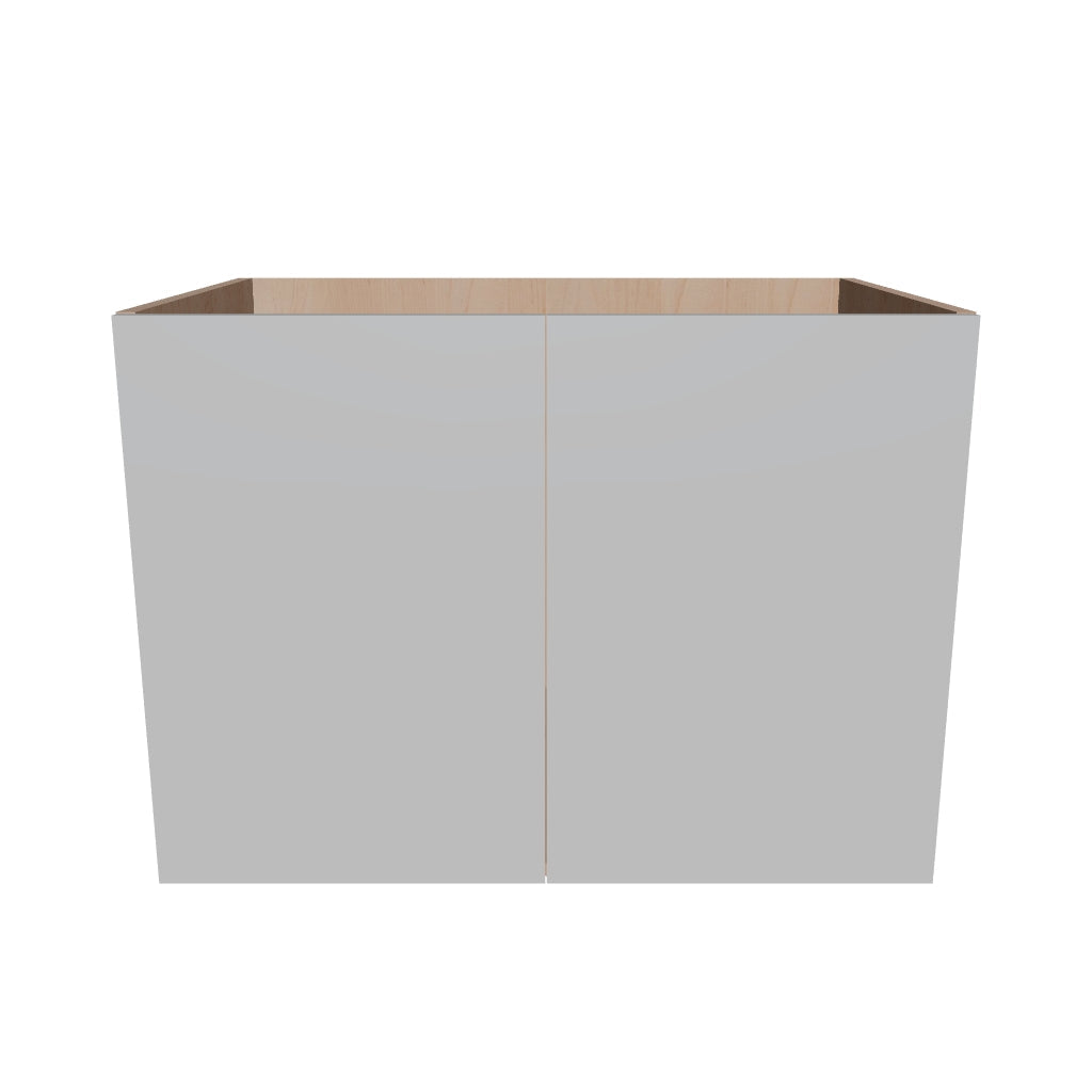 Modernform Cabinet Matte White 33" W X 24" H X 21" D Vanity Floating Full Height Double Door Cabinet
