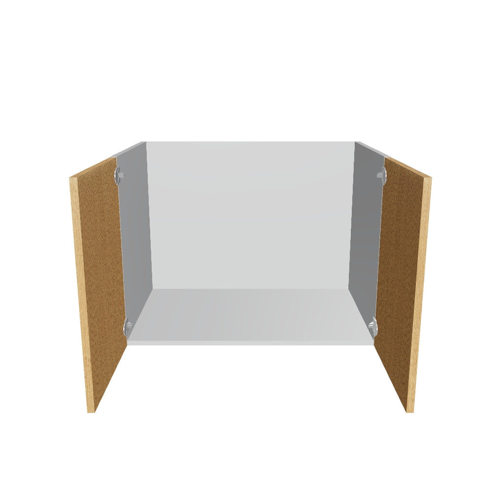 Modernform Cabinet Natural Oak 33" W X 24" H X 21" D Vanity Floating Full Height Double Door Cabinet