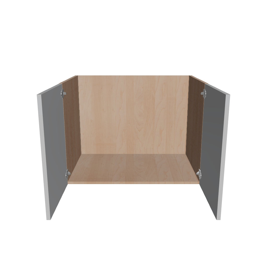 Modernform Cabinet Matte White 33" W X 24" H X 21" D Vanity Floating Full Height Double Door Cabinet