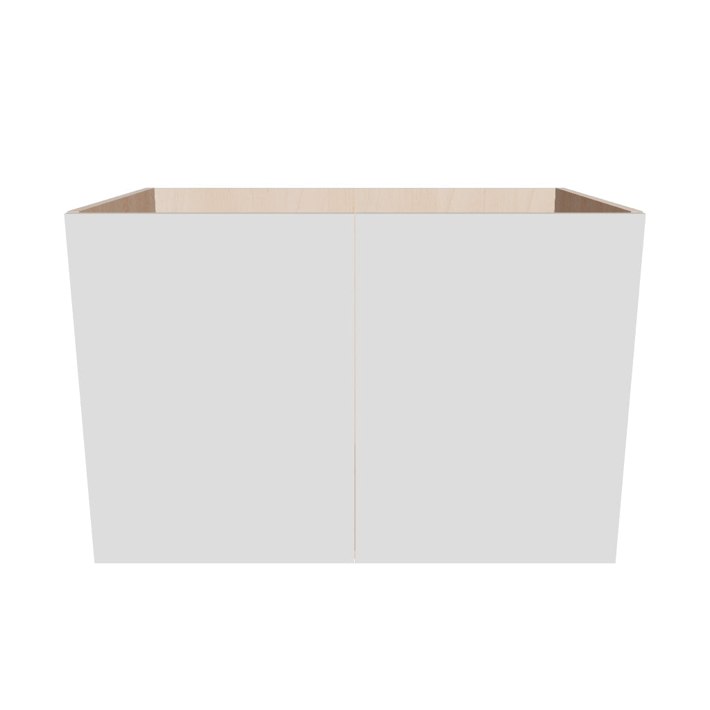 Modernform Cabinet Gloss White 36" W X 24" H X 21" D Vanity Floating Full Height Double Door Cabinet
