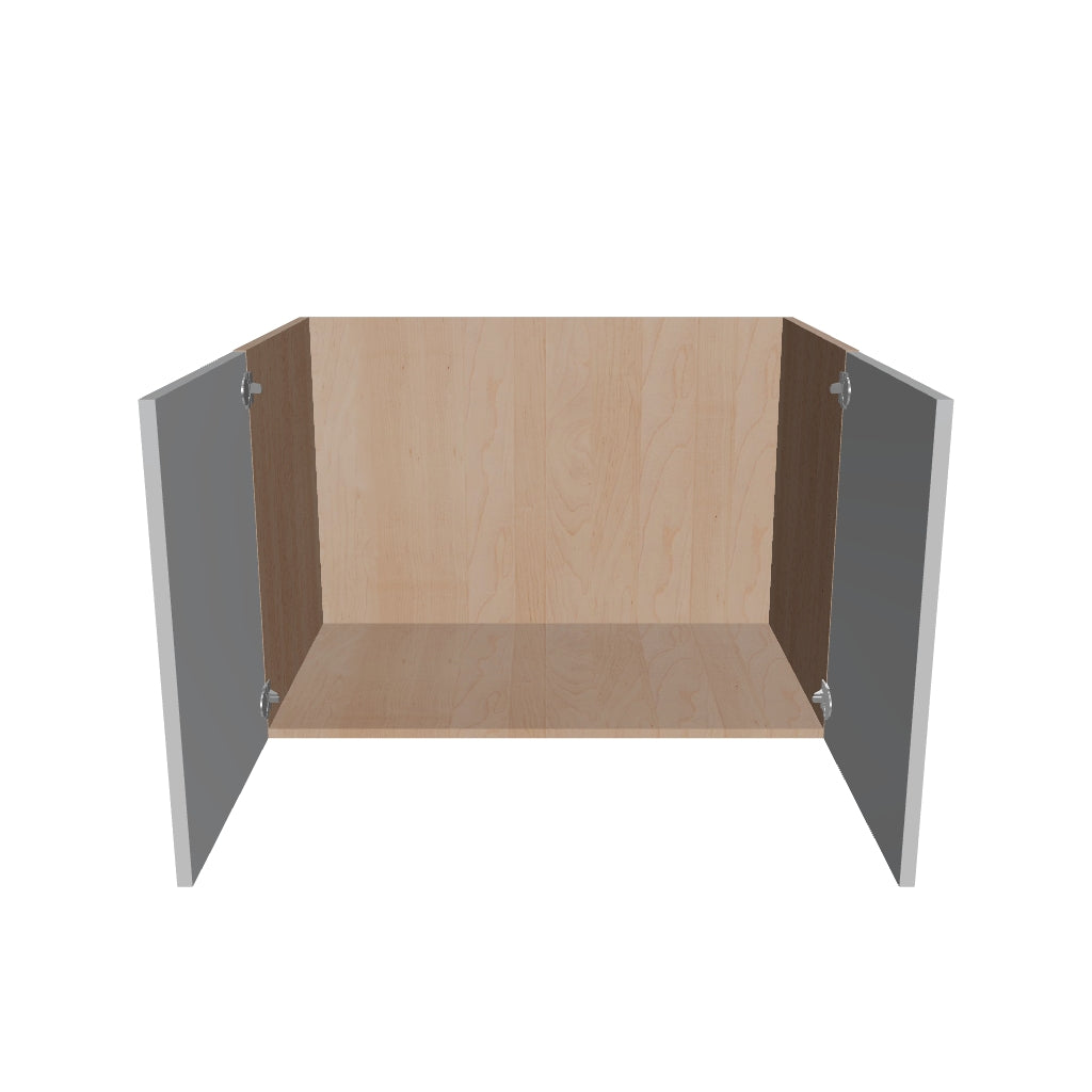 Modernform Cabinet Matte White 36" W X 24" H X 21" D Vanity Floating Full Height Double Door Cabinet