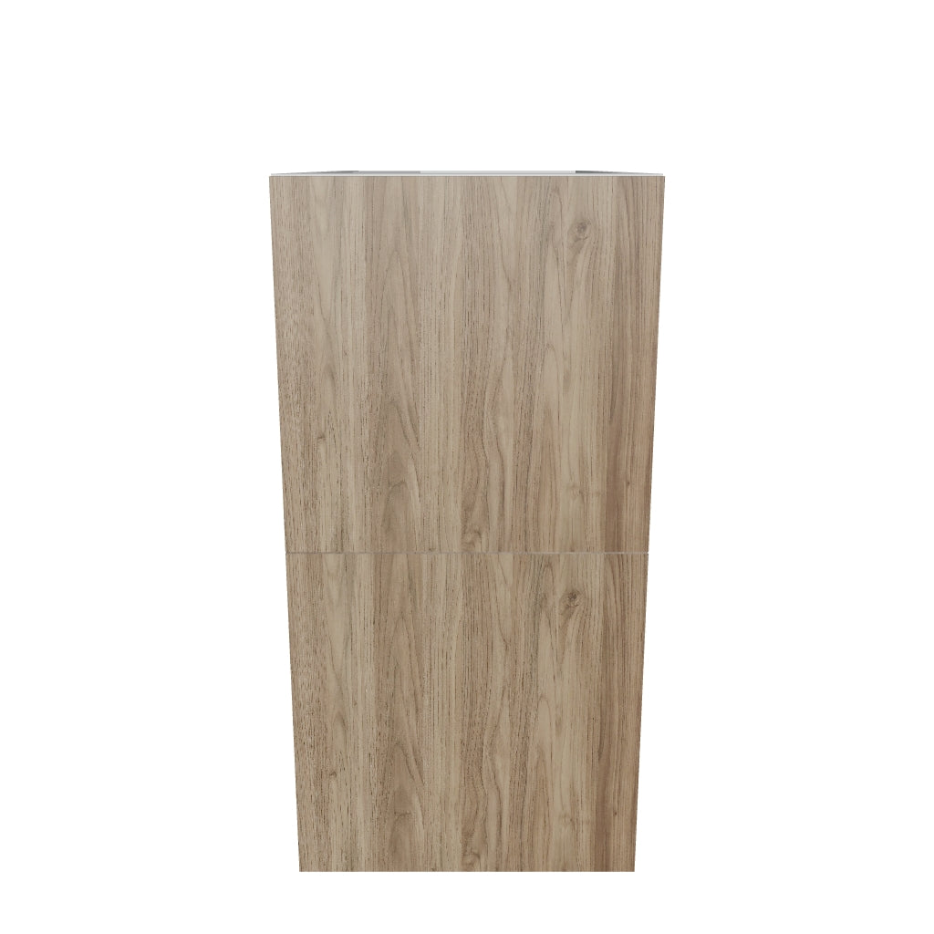 Modernform Cabinet Walnut 12" W X 24" H X 21" D Vanity Floating Drawers Cabinet